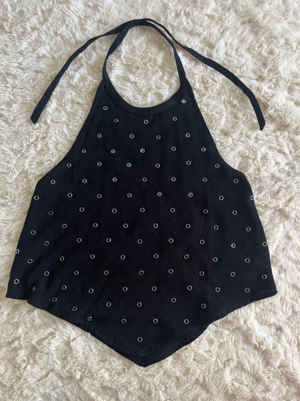 By Anthropologie Rivet Halter Tank